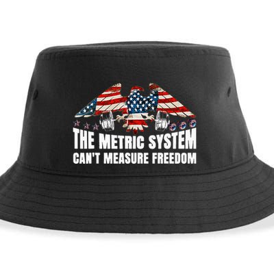 The Metric System CanT Measure Freedom Sustainable Bucket Hat