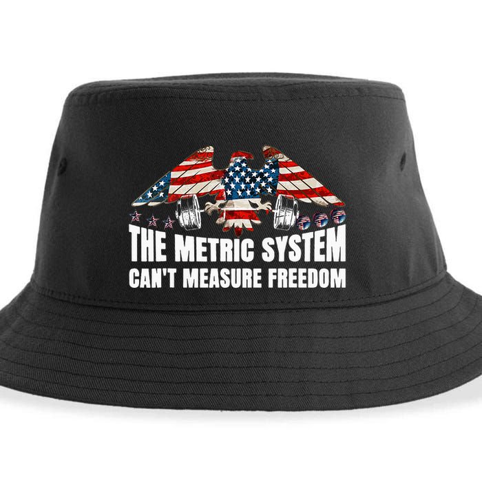 The Metric System CanT Measure Freedom Sustainable Bucket Hat