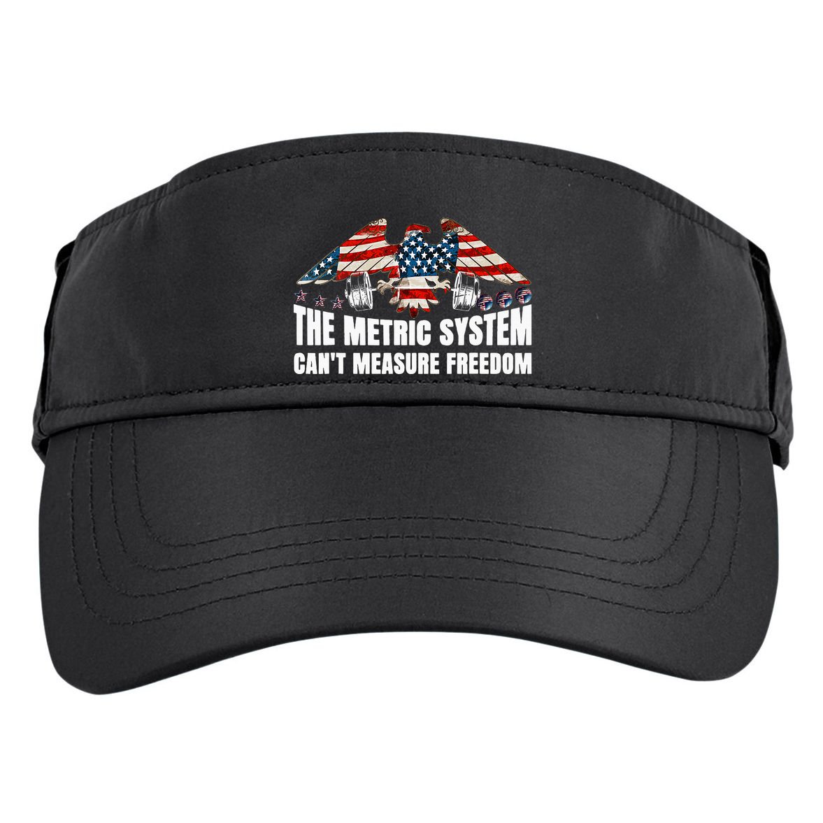 The Metric System CanT Measure Freedom Adult Drive Performance Visor
