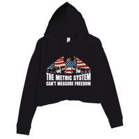 The Metric System CanT Measure Freedom Crop Fleece Hoodie
