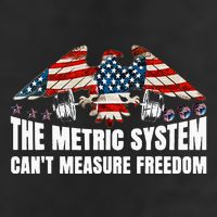 The Metric System CanT Measure Freedom 25L Jumbo Tote