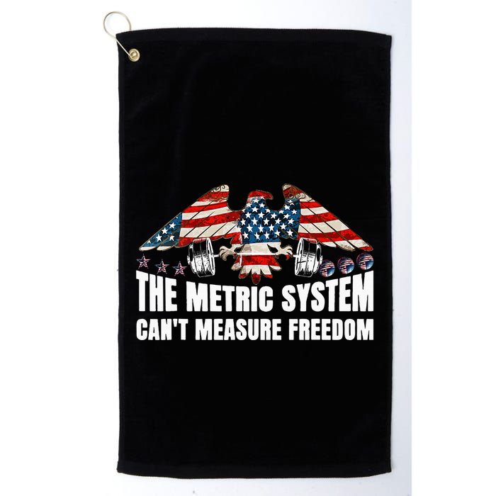 The Metric System CanT Measure Freedom Golf Towel