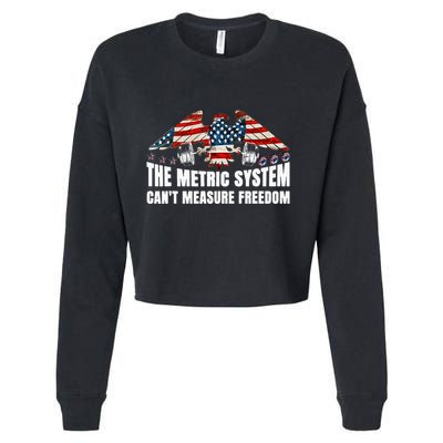 The Metric System CanT Measure Freedom Cropped Pullover Crew
