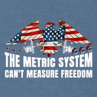 The Metric System CanT Measure Freedom Garment-Dyed Sweatshirt
