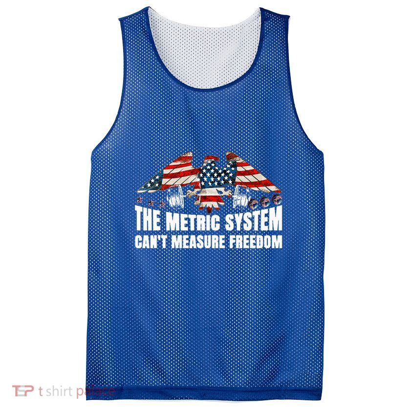 The Metric System CanT Measure Freedom Mesh Reversible Basketball Jersey Tank