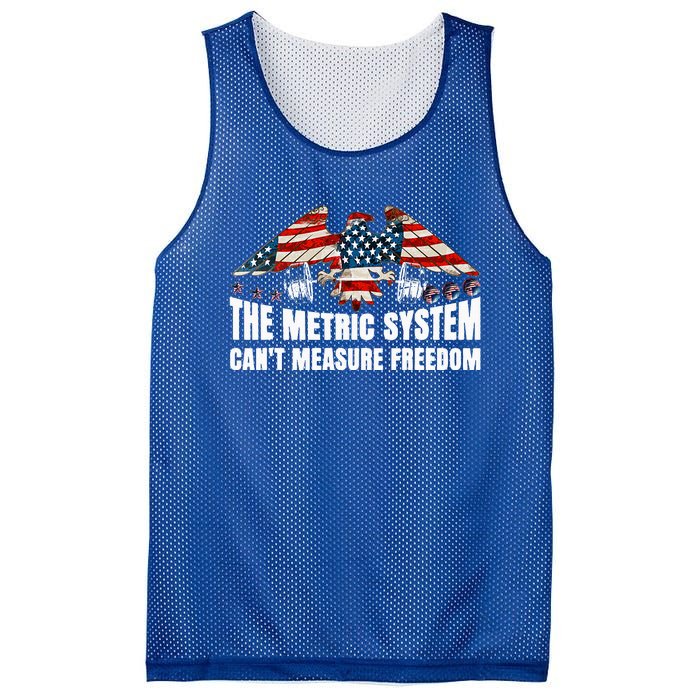 The Metric System CanT Measure Freedom Mesh Reversible Basketball Jersey Tank