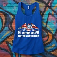 The Metric System CanT Measure Freedom Womens Tank Top