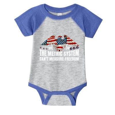 The Metric System CanT Measure Freedom Infant Baby Jersey Bodysuit