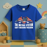 The Metric System CanT Measure Freedom Toddler T-Shirt
