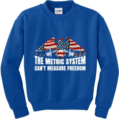 The Metric System CanT Measure Freedom Kids Sweatshirt
