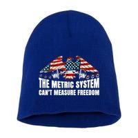 The Metric System CanT Measure Freedom Short Acrylic Beanie