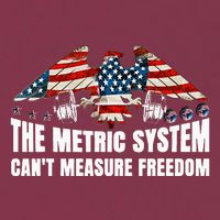 The Metric System CanT Measure Freedom 16oz Travel Tumbler