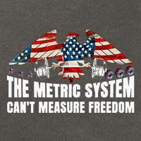 The Metric System CanT Measure Freedom Cotton Canvas Backpack