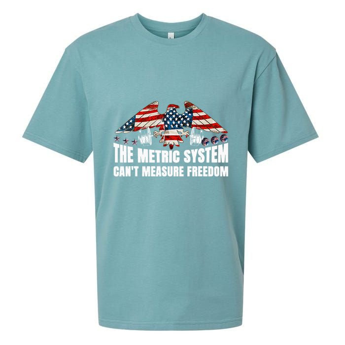The Metric System CanT Measure Freedom Sueded Cloud Jersey T-Shirt