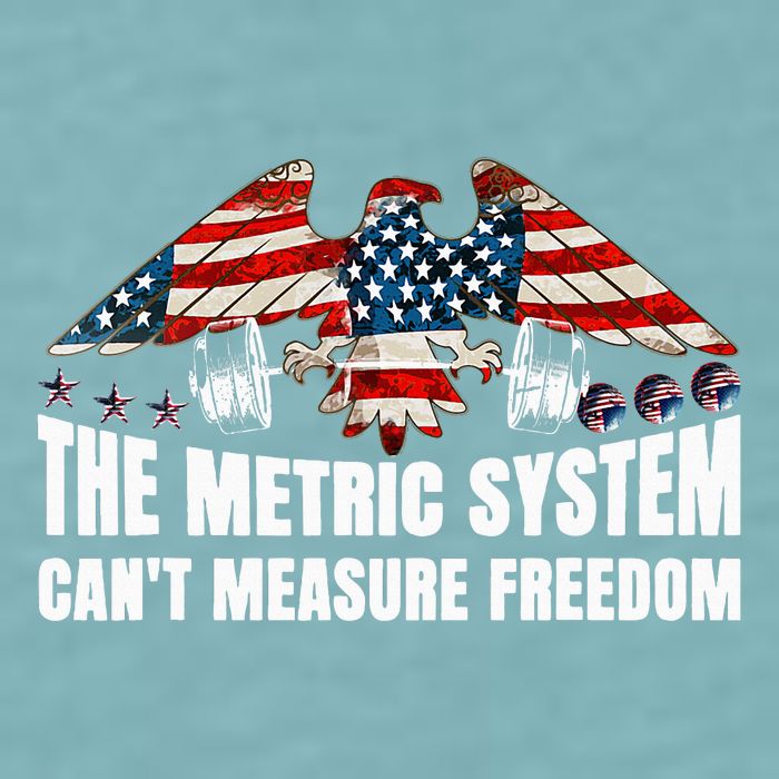 The Metric System CanT Measure Freedom Sueded Cloud Jersey T-Shirt