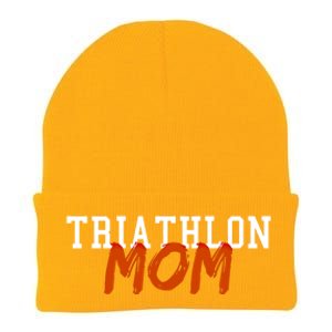 Triathlon Mom Summer Winter Sports Gift Knit Cap Winter Beanie