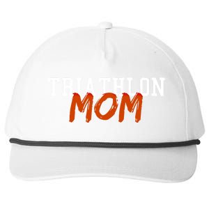 Triathlon Mom Summer Winter Sports Gift Snapback Five-Panel Rope Hat