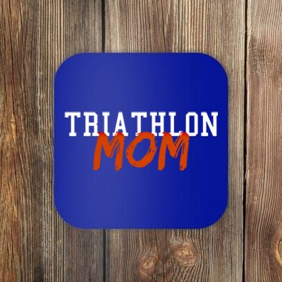 Triathlon Mom Summer Winter Sports Gift Coaster