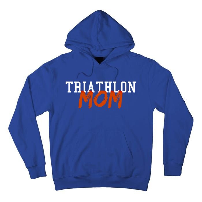 Triathlon Mom Summer Winter Sports Gift Tall Hoodie