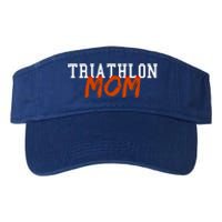 Triathlon Mom Summer Winter Sports Gift Valucap Bio-Washed Visor