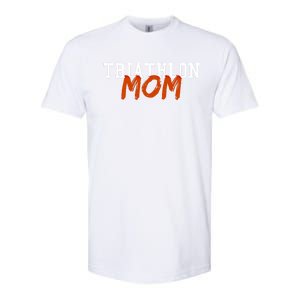 Triathlon Mom Summer Winter Sports Gift Softstyle CVC T-Shirt