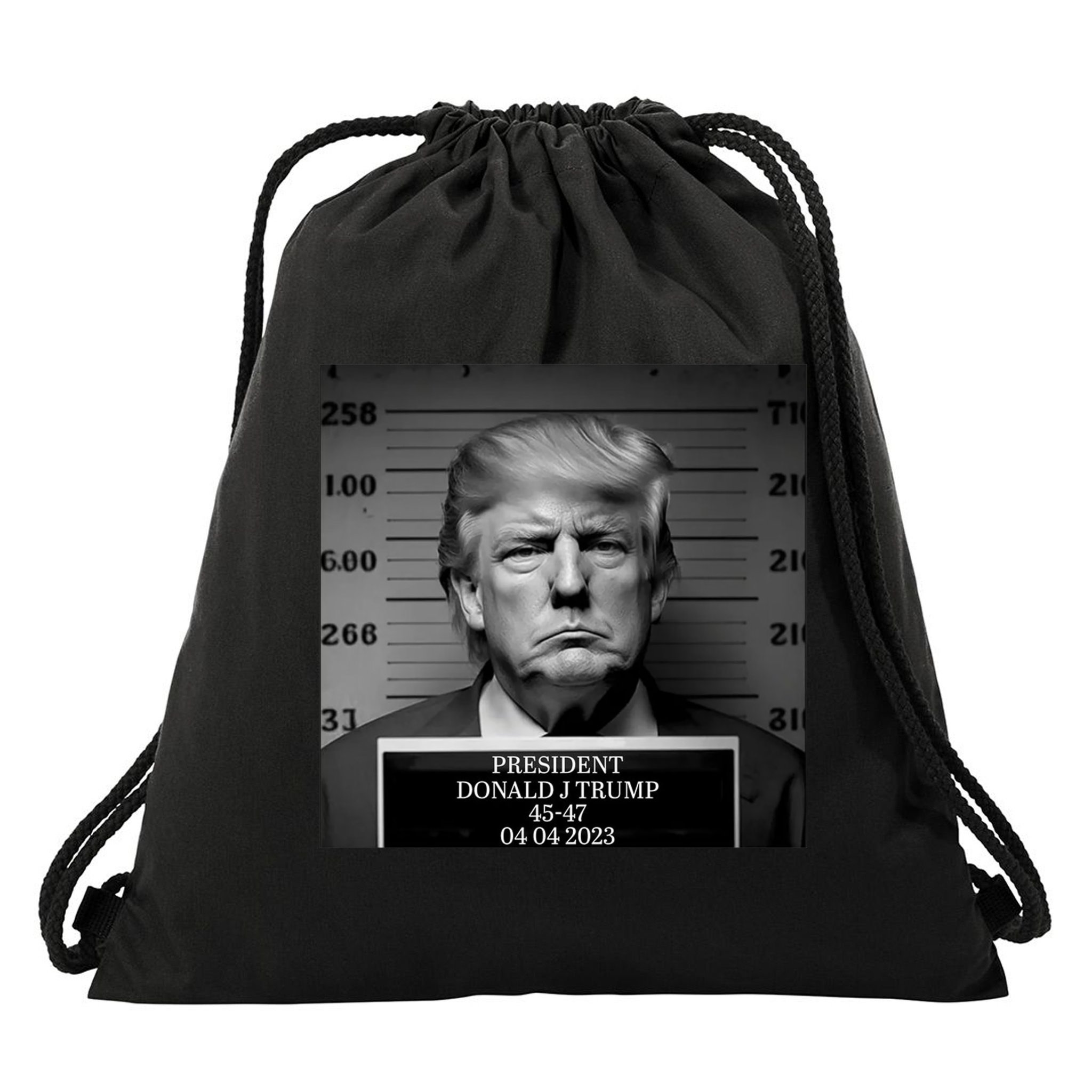 Trump Mug Shot Trump MugShot Drawstring Bag