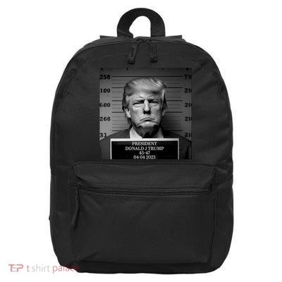Trump Mug Shot Trump MugShot 16 in Basic Backpack