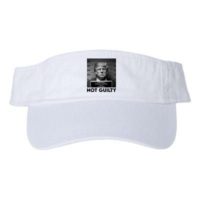 Trump Mug Shot, Trump Not Guilty Pro Trump Supporter Visor