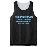 The Mothman Stole My Catalytic Converter In Point Mesh Reversible Basketball Jersey Tank