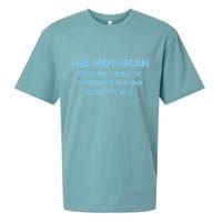 The Mothman Stole My Catalytic Converter In Point Sueded Cloud Jersey T-Shirt