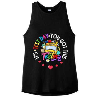 Testing Motivation Student Teacher Its Test Day You Got This Ladies PosiCharge Tri-Blend Wicking Tank