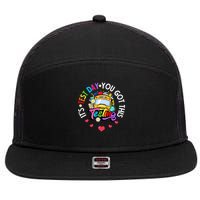 Testing Motivation Student Teacher Its Test Day You Got This 7 Panel Mesh Trucker Snapback Hat