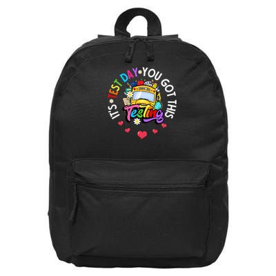 Testing Motivation Student Teacher Its Test Day You Got This 16 in Basic Backpack