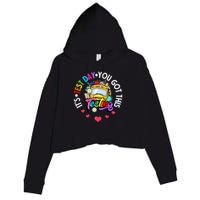 Testing Motivation Student Teacher Its Test Day You Got This Crop Fleece Hoodie