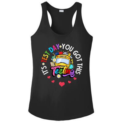 Testing Motivation Student Teacher Its Test Day You Got This Ladies PosiCharge Competitor Racerback Tank