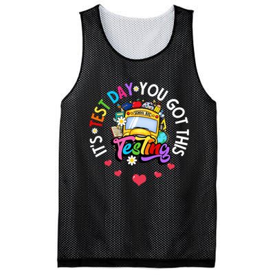 Testing Motivation Student Teacher Its Test Day You Got This Mesh Reversible Basketball Jersey Tank