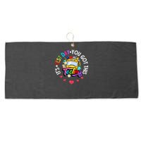Testing Motivation Student Teacher Its Test Day You Got This Large Microfiber Waffle Golf Towel