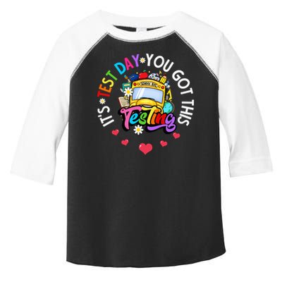 Testing Motivation Student Teacher Its Test Day You Got This Toddler Fine Jersey T-Shirt