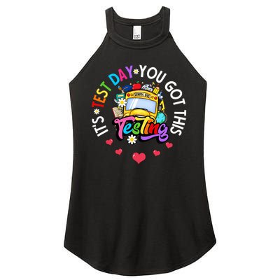 Testing Motivation Student Teacher Its Test Day You Got This Women's Perfect Tri Rocker Tank