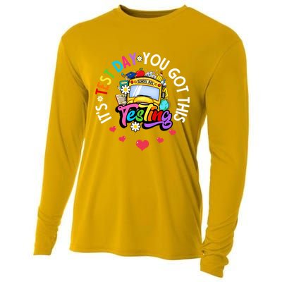 Testing Motivation Student Teacher Its Test Day You Got This Cooling Performance Long Sleeve Crew