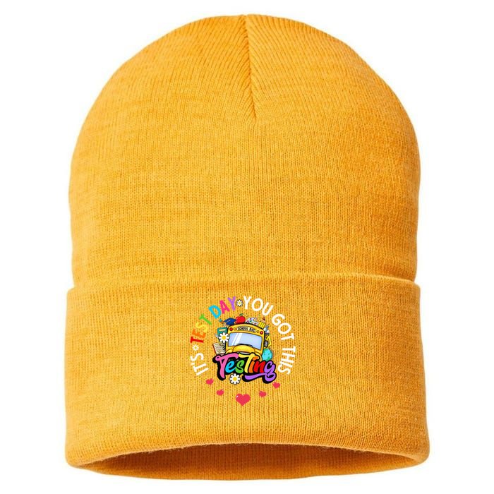 Testing Motivation Student Teacher Its Test Day You Got This Sustainable Knit Beanie