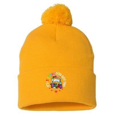 Testing Motivation Student Teacher Its Test Day You Got This Pom Pom 12in Knit Beanie