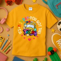 Testing Motivation Student Teacher Its Test Day You Got This Kids T-Shirt