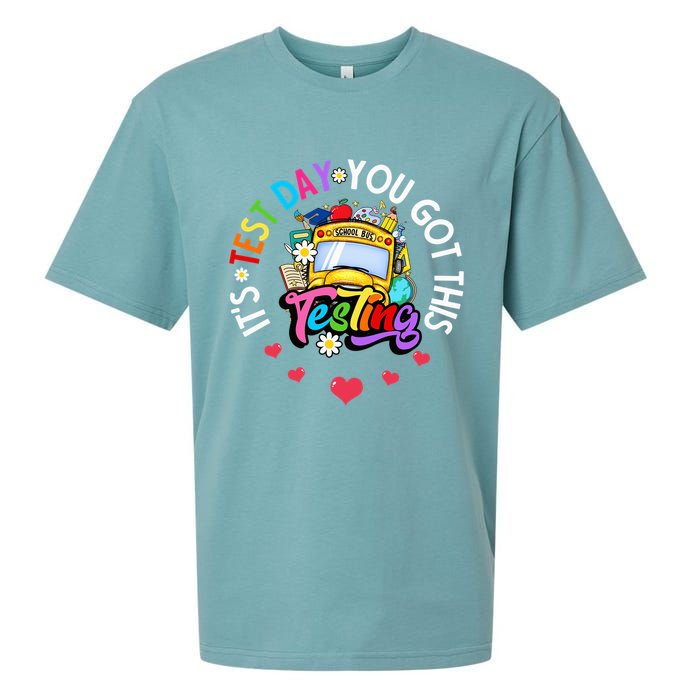 Testing Motivation Student Teacher Its Test Day You Got This Sueded Cloud Jersey T-Shirt