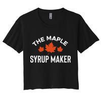 The Maple Syrup Maker Women's Crop Top Tee