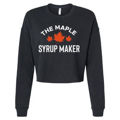 The Maple Syrup Maker Cropped Pullover Crew