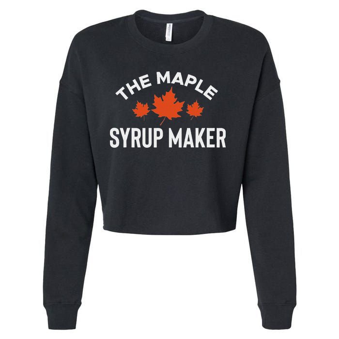 The Maple Syrup Maker Cropped Pullover Crew