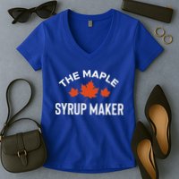 The Maple Syrup Maker Women's V-Neck T-Shirt