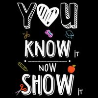 Testing Motivation Student Teacher You Know It Now Show It Drawstring Bag