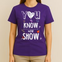 Testing Motivation Student Teacher You Know It Now Show It T-Shirt
